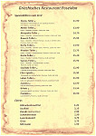 Restaurant Poseidon menu
